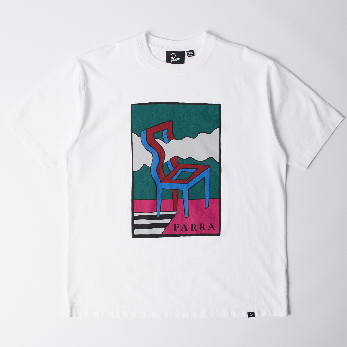 By Parra Smoke Chair T-Shirt White