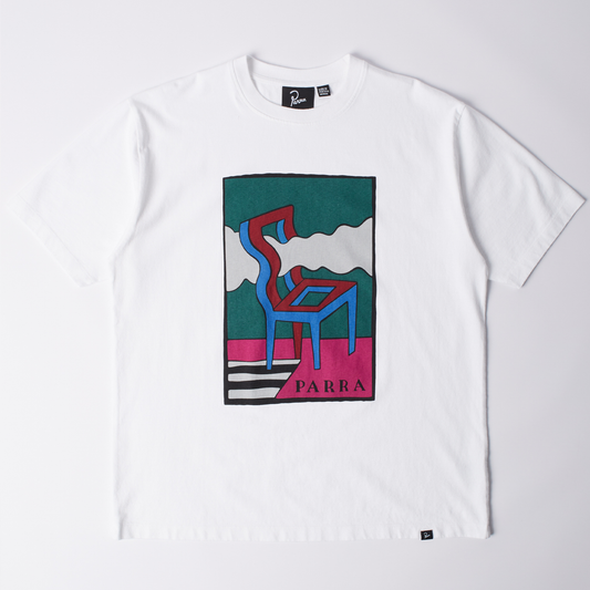 By Parra Smoke Chair T-Shirt White