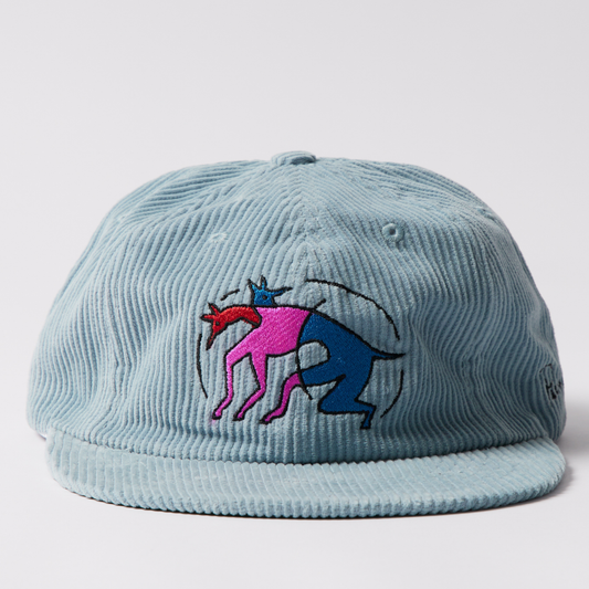 Parra The Zoomies 6 Panel Hat Blue