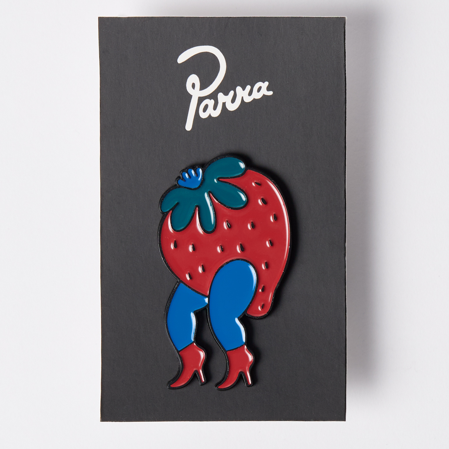 By Parra Stupid Strawberry Enamel Pin