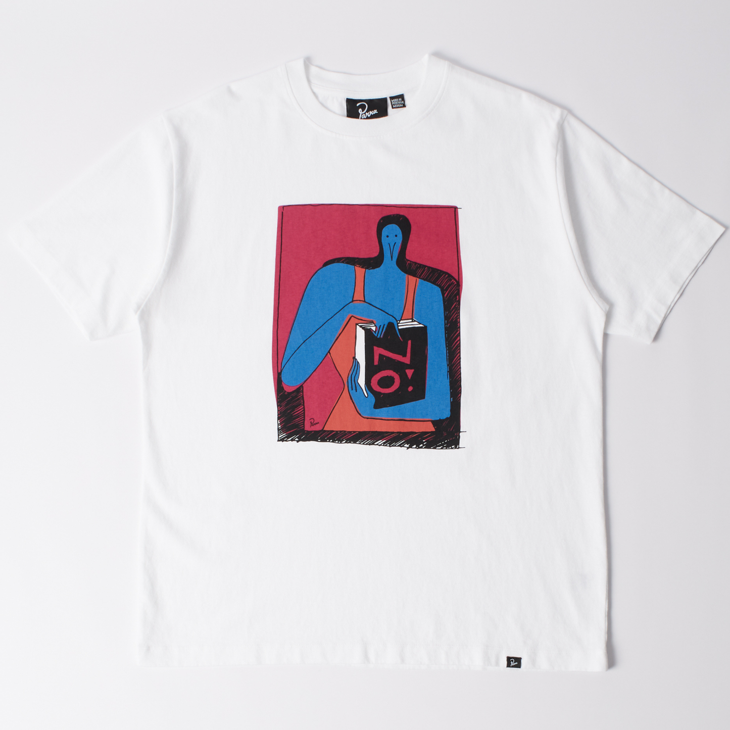 Parra No Books T-Shirt White