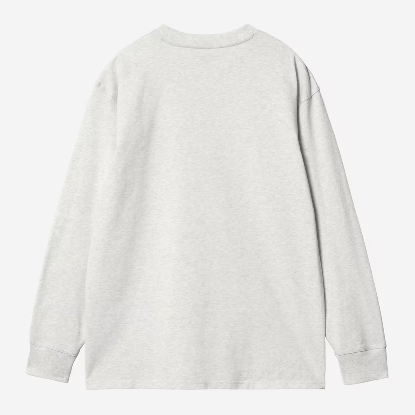 Carhartt WIP American Script Longsleeve T-Shirt Grey Heather