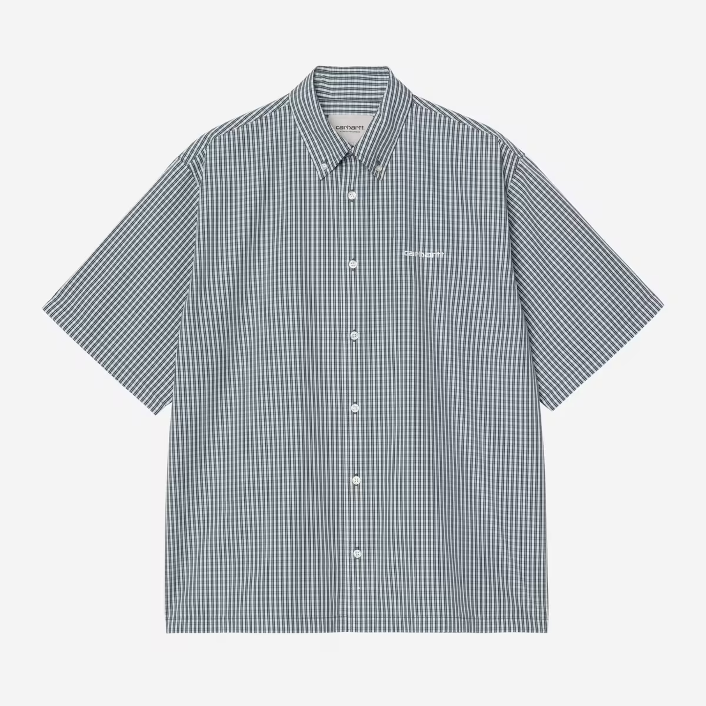 Carhartt WIP Groff Shirt Groff Check Blue River
