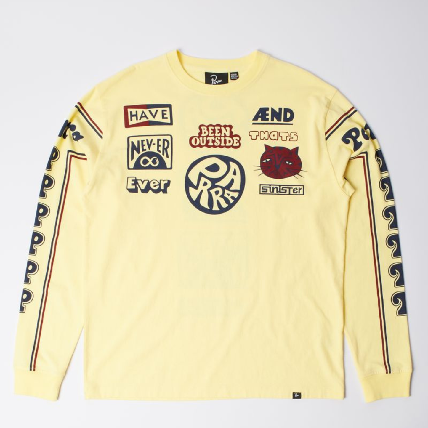 By Parra Never Sinister Longsleeve T-Shirt Yellow