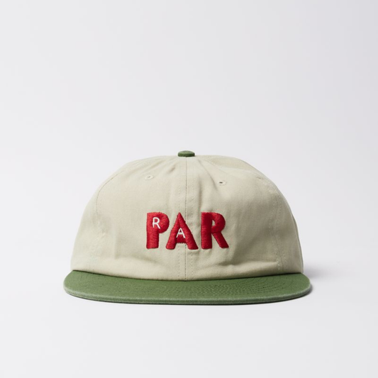 By Parra Paper Par 6 Panel Hat Green