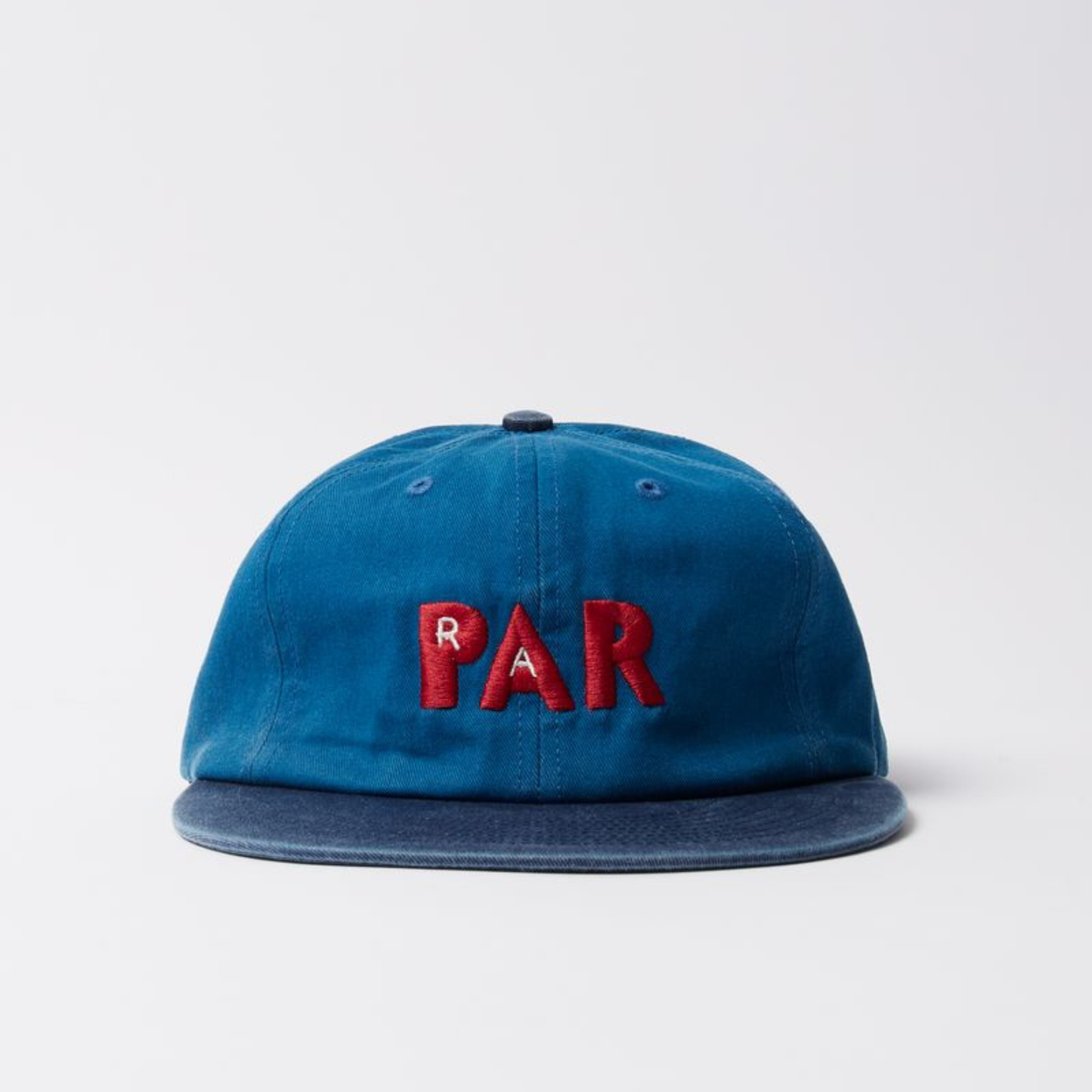 By Parra Paper Par 6 Panel Hat Blue