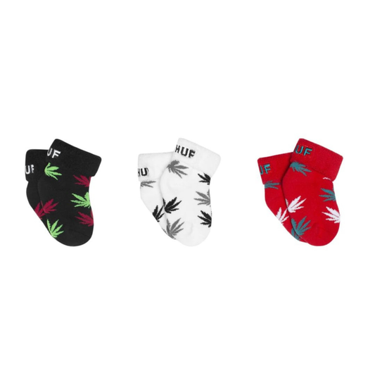 HUF Plantlife Baby Seed Socks Black
