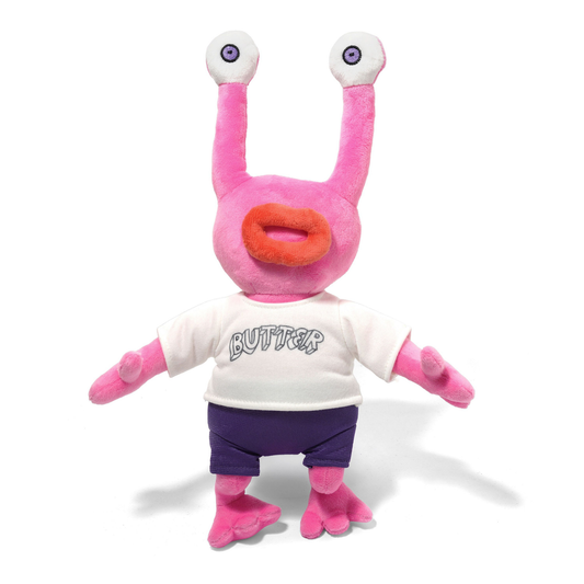 Butter Goods x Daniel Johnston Pink Jeremiah Plushie Pink