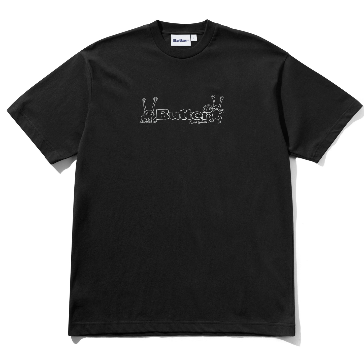 Butter Goods x Daniel Johnston Frog Logo T-shirt Black