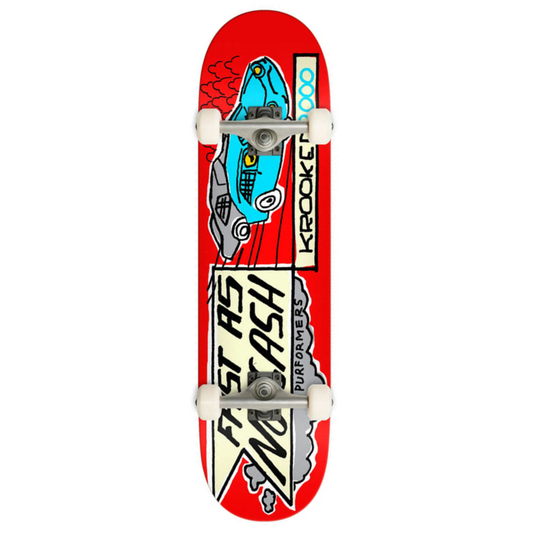 Krooked Racing Complete Skateboard 8.5