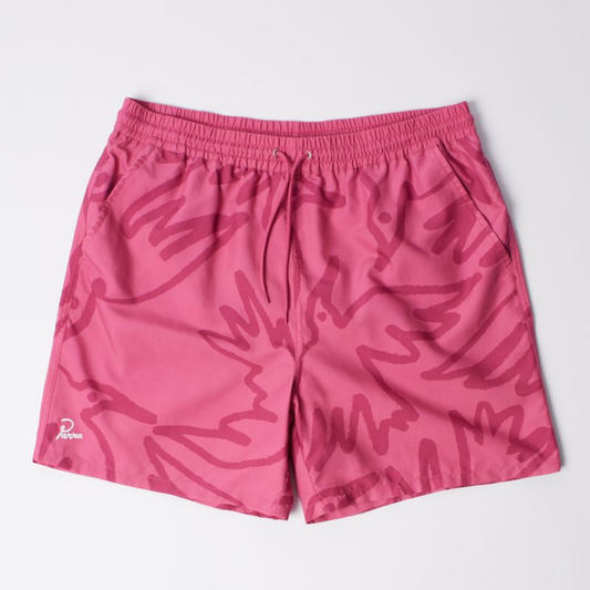 By Parra Birds Fly Free Swim Short Purple Pink