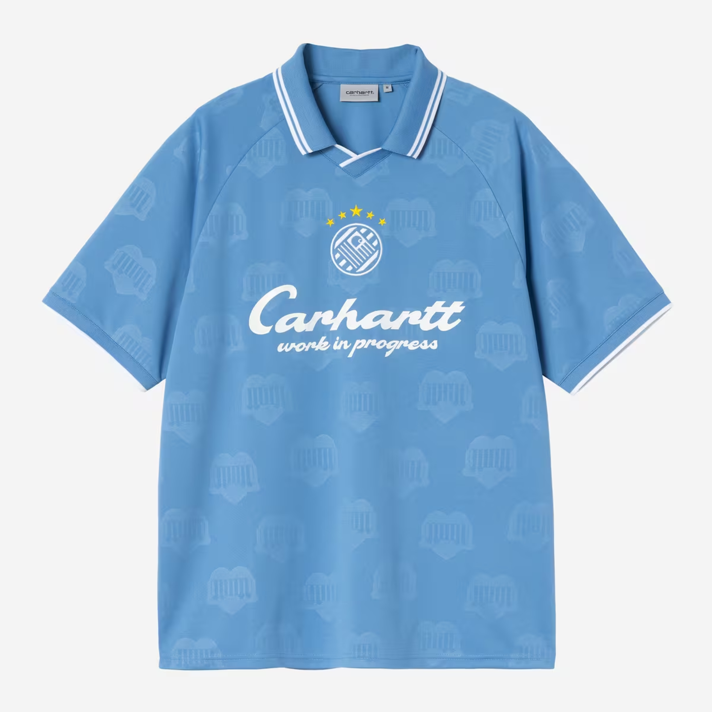 Carhartt WIP Terrace Football T-Shirt Heart Train Jacquard Curacao