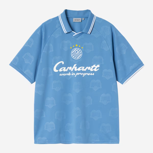 Carhartt WIP Terrace Football T-Shirt Heart Train Jacquard Curacao