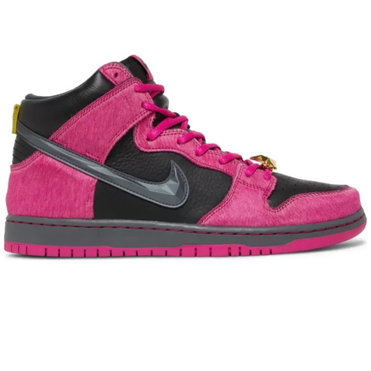 Nike SB Dunk High x Run The Jewels Active Pink/Black/Metallic Gold