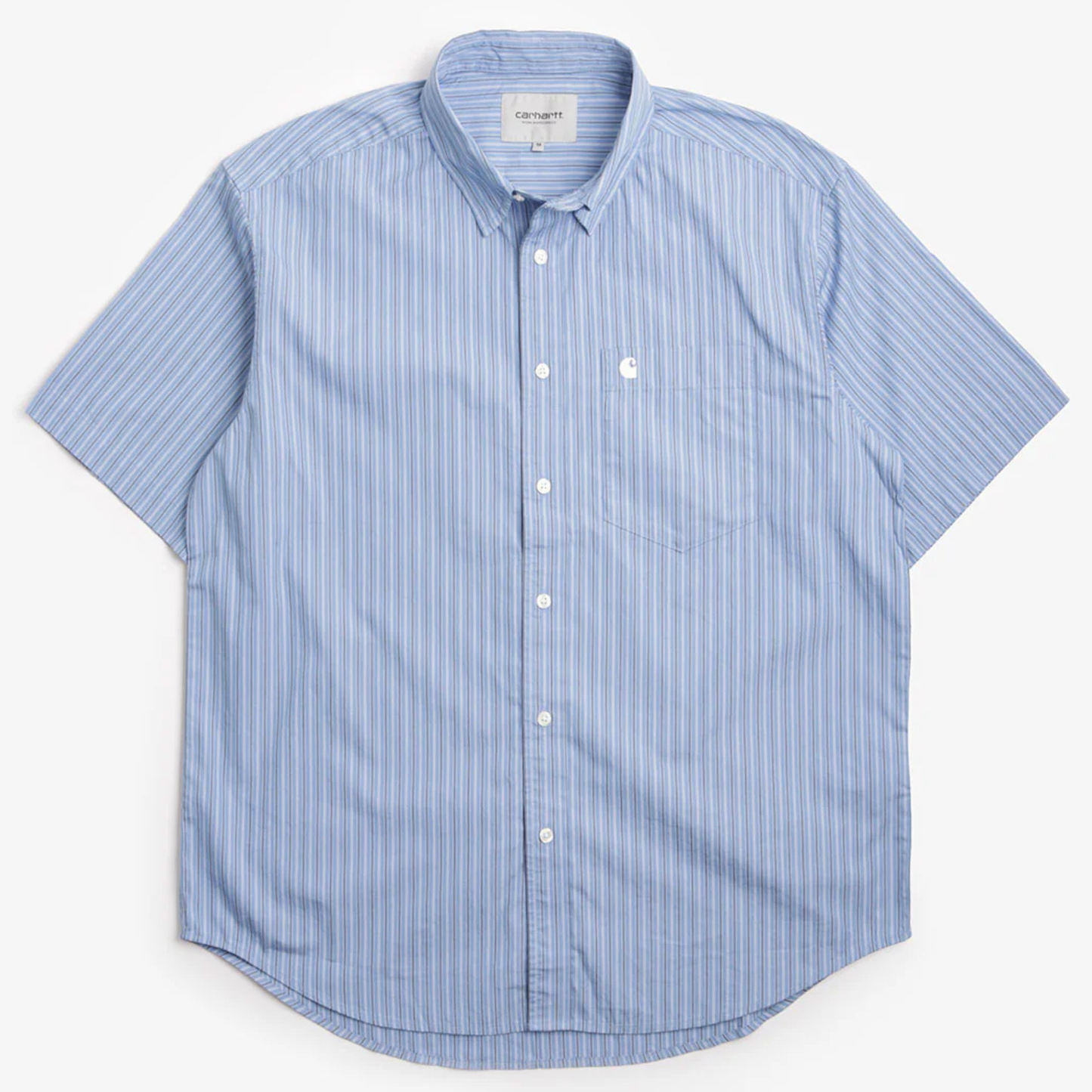 Carhartt WIP Keene Shirt Keene Stripe Curacao