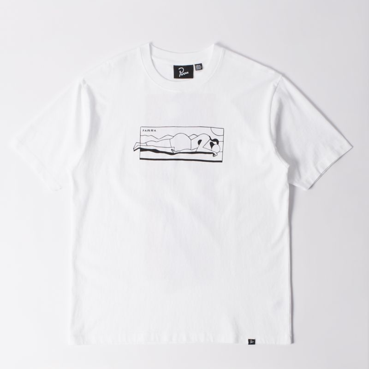 By Parra Vertical Thoughts T-Shirt White