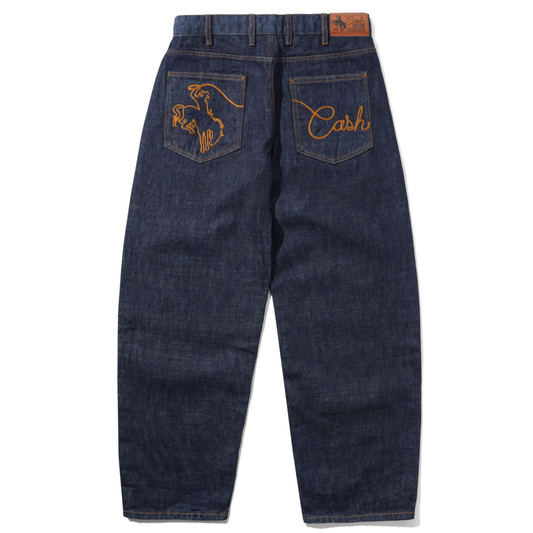 Cash Only Rodeo Denim Jeans Blue Selvedge
