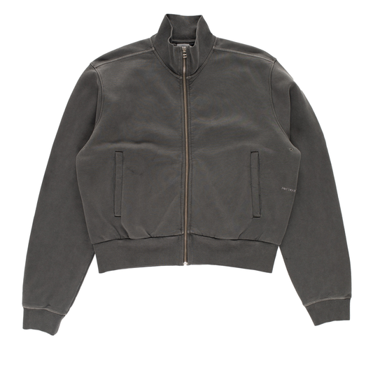 POP Full Zip Sweater Washed Black