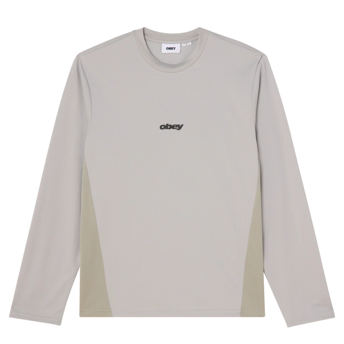 Obey Basecamp Knit Longsleeve Shirt  Drizzle