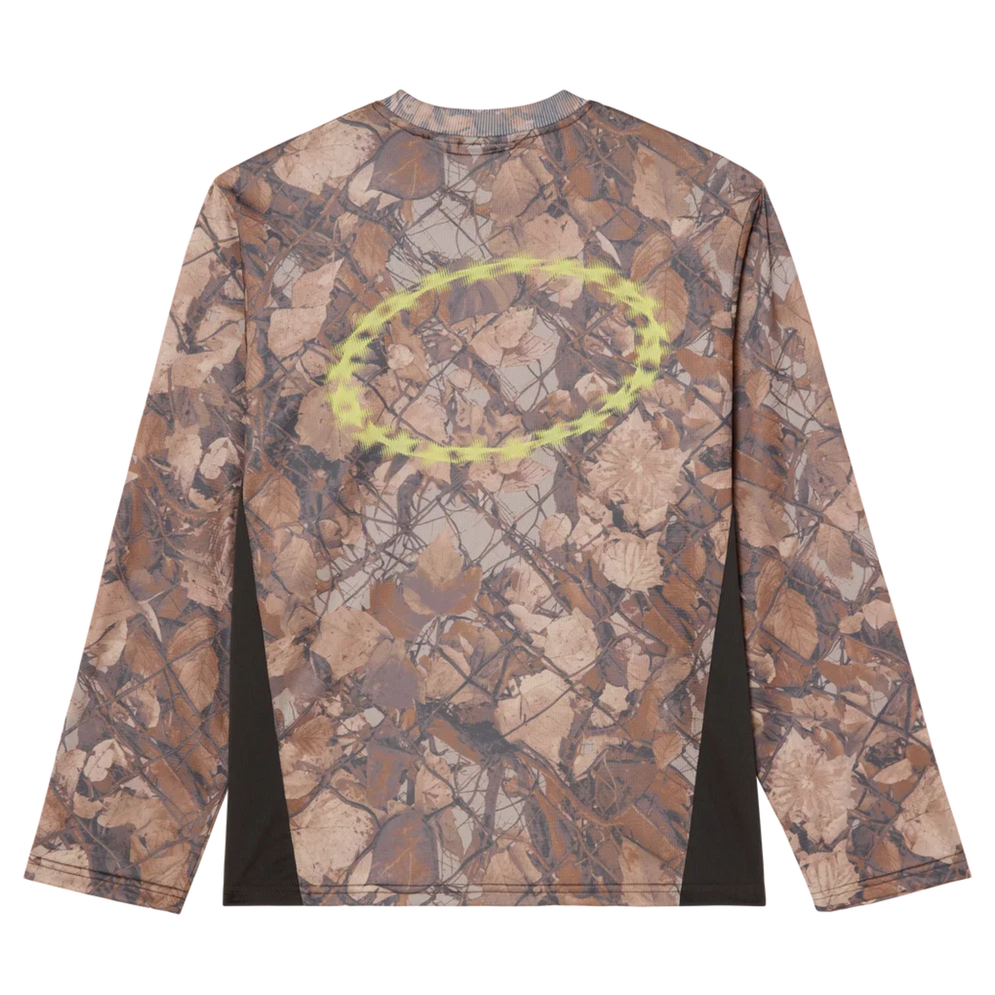 Obey Basecamp Knit Longsleeve Shirt Fence Camo