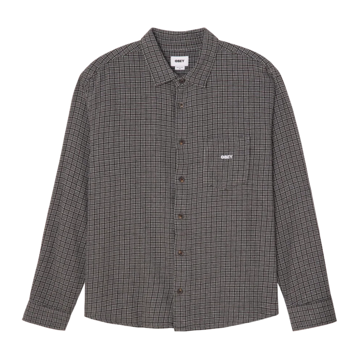 Obey Bigwig Jack Longsleeve Shirt Black
