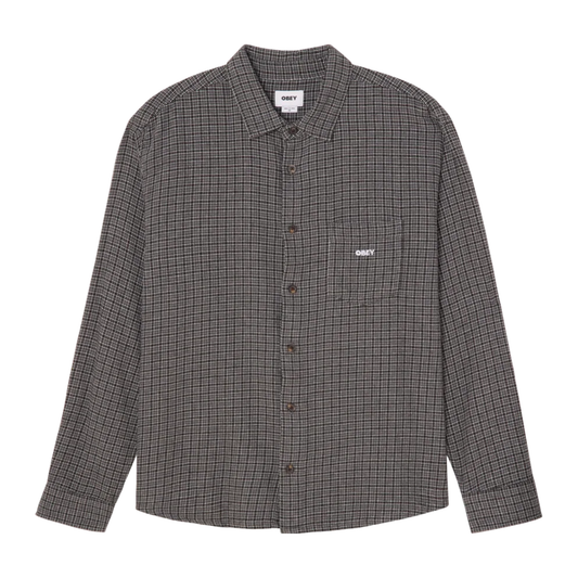 Obey Bigwig Jack Longsleeve Shirt Black