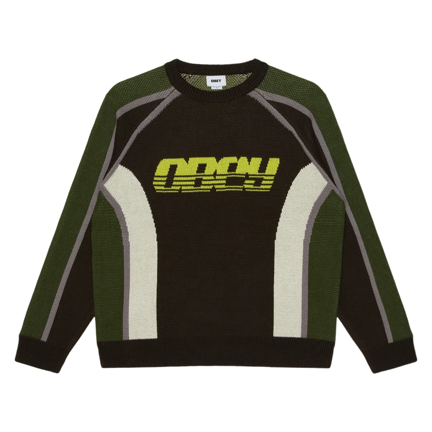 Obey Estadio Sweater Brown