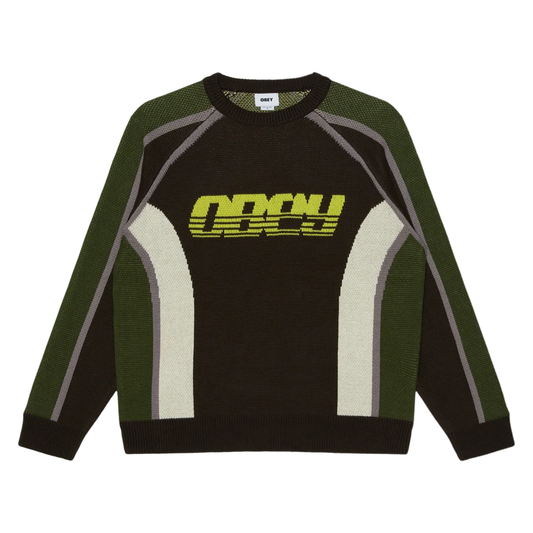 Obey Estadio Sweater Brown