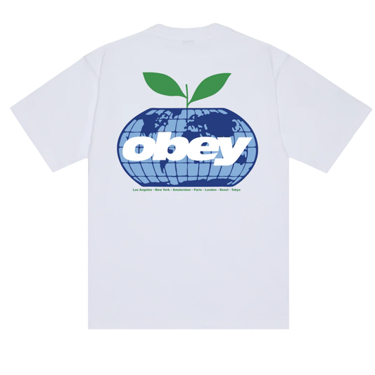 Obey Intercontinental T-Shirt White