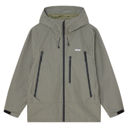 Obey Obsidian Jacket Vetiver Plaid