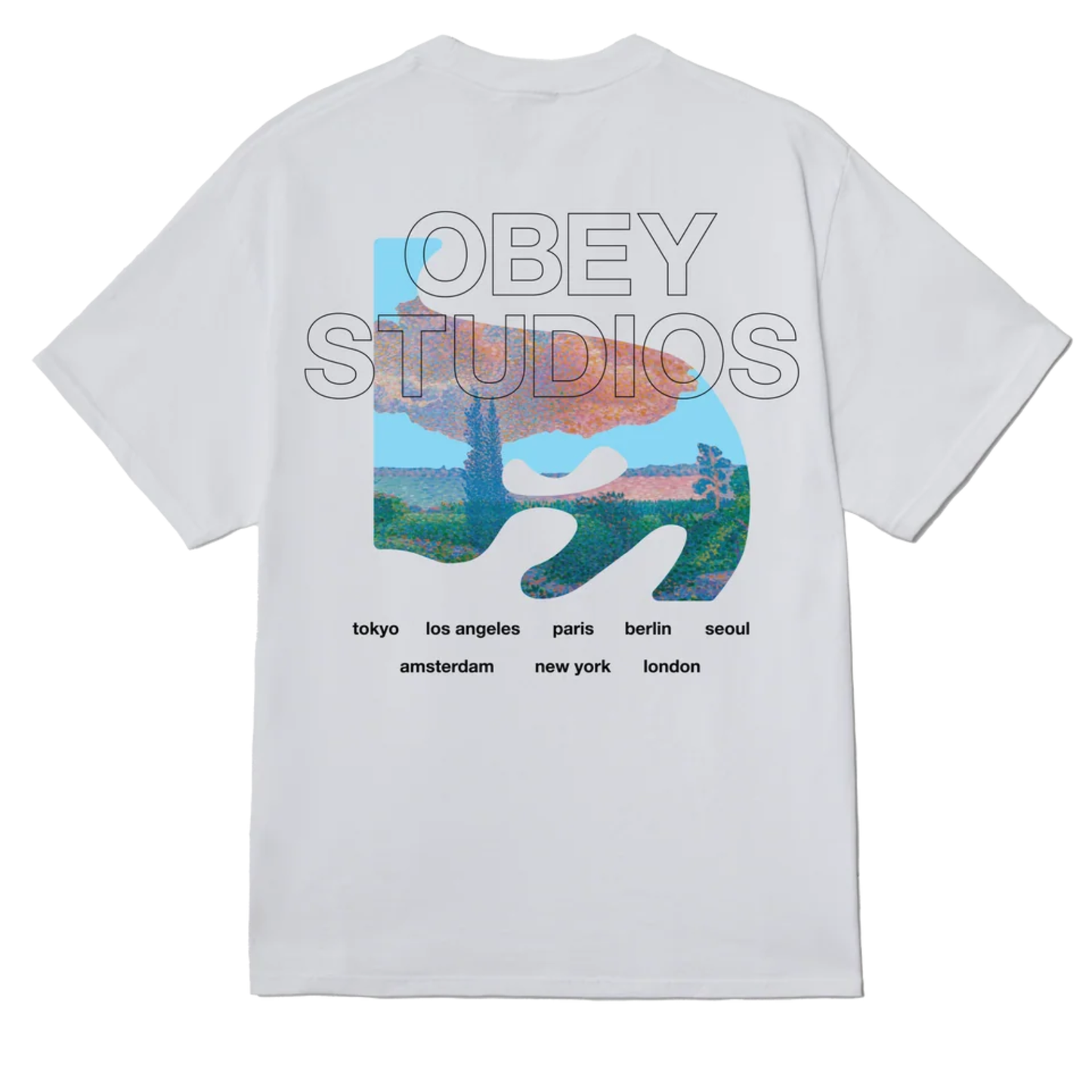 Obey Pastures T-Shirt White