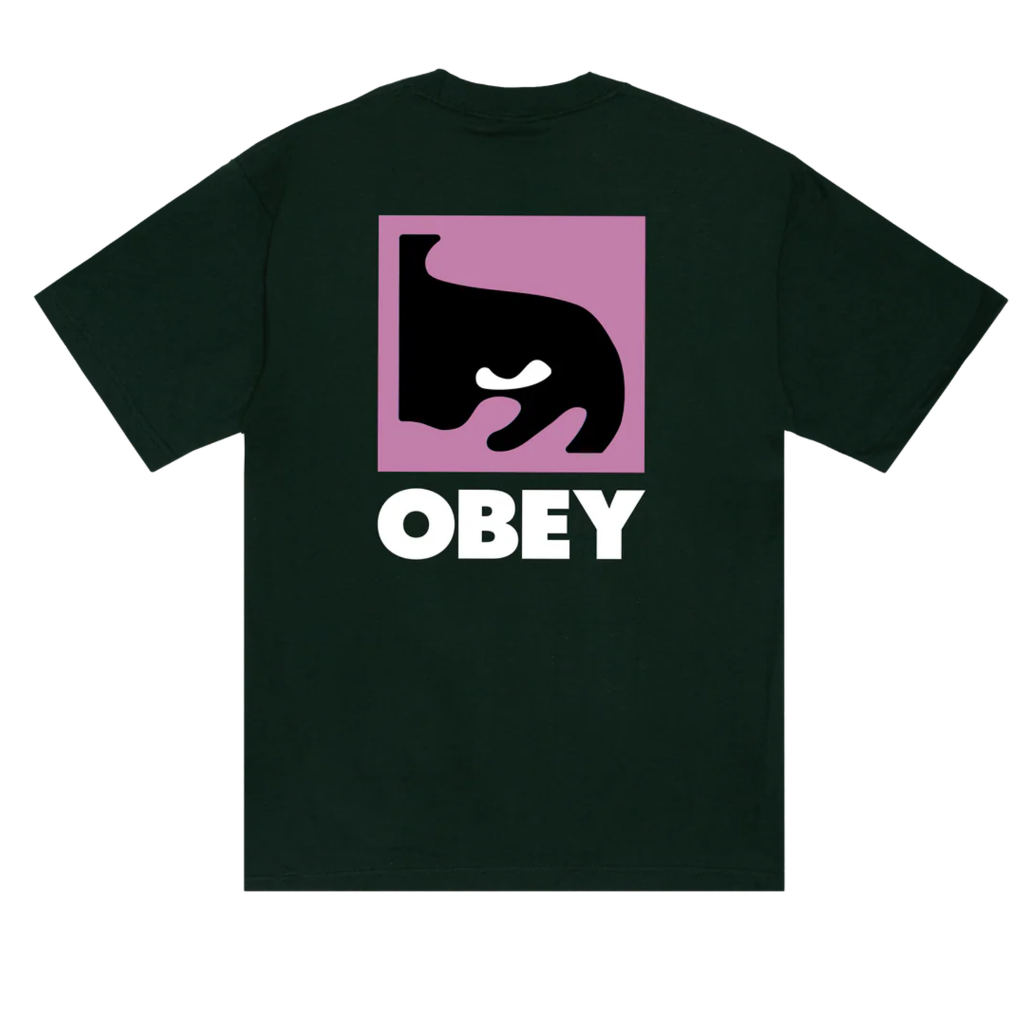 Obey Quarter Eye Icon T-Shirt Forest Green