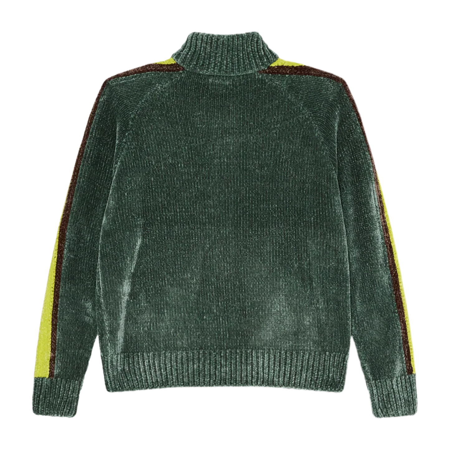 Obey Varen Zip Up Sweater Dark Forest