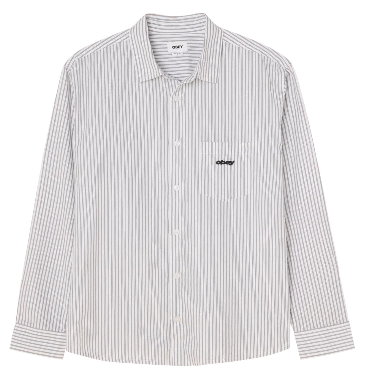 Obey William Longsleeve Shirt White