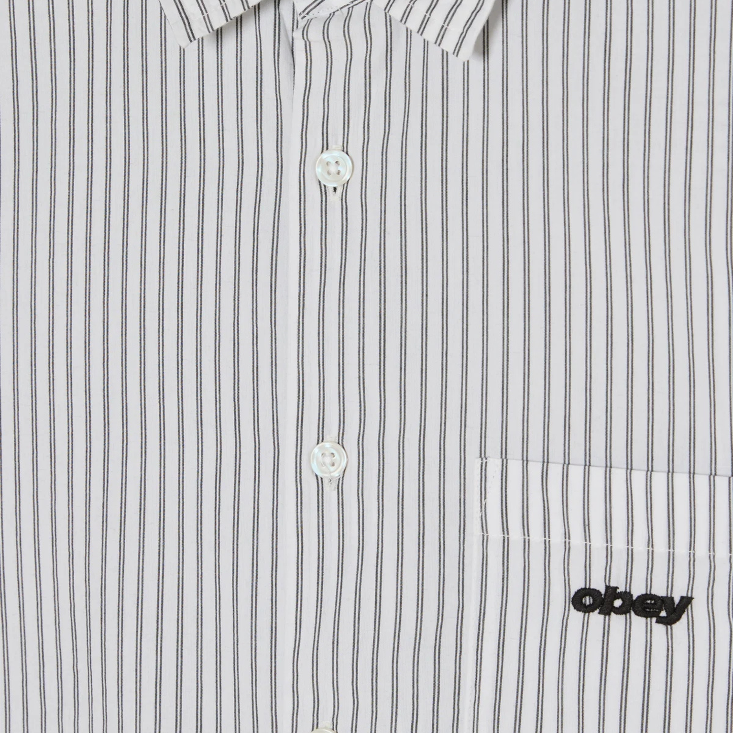 Obey William Longsleeve Shirt White