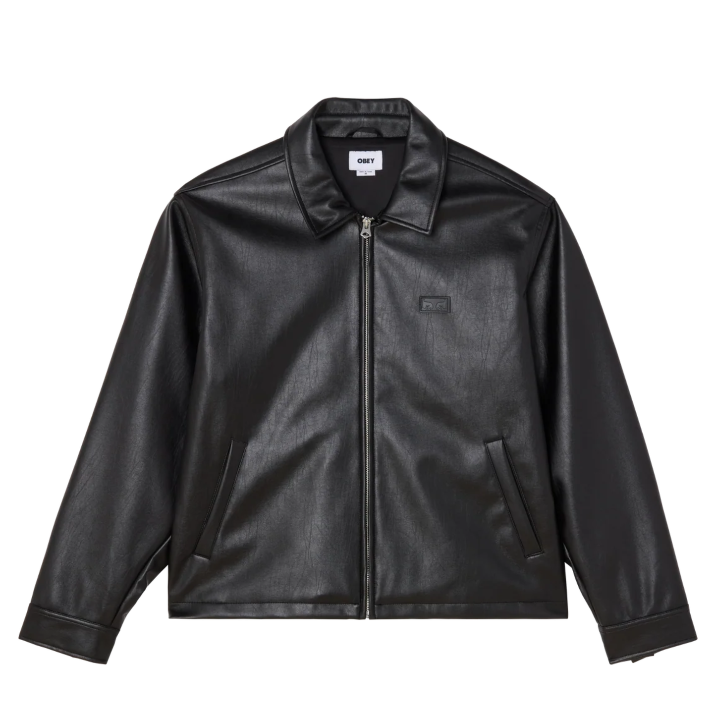 Obey Workman PU Jacket Black