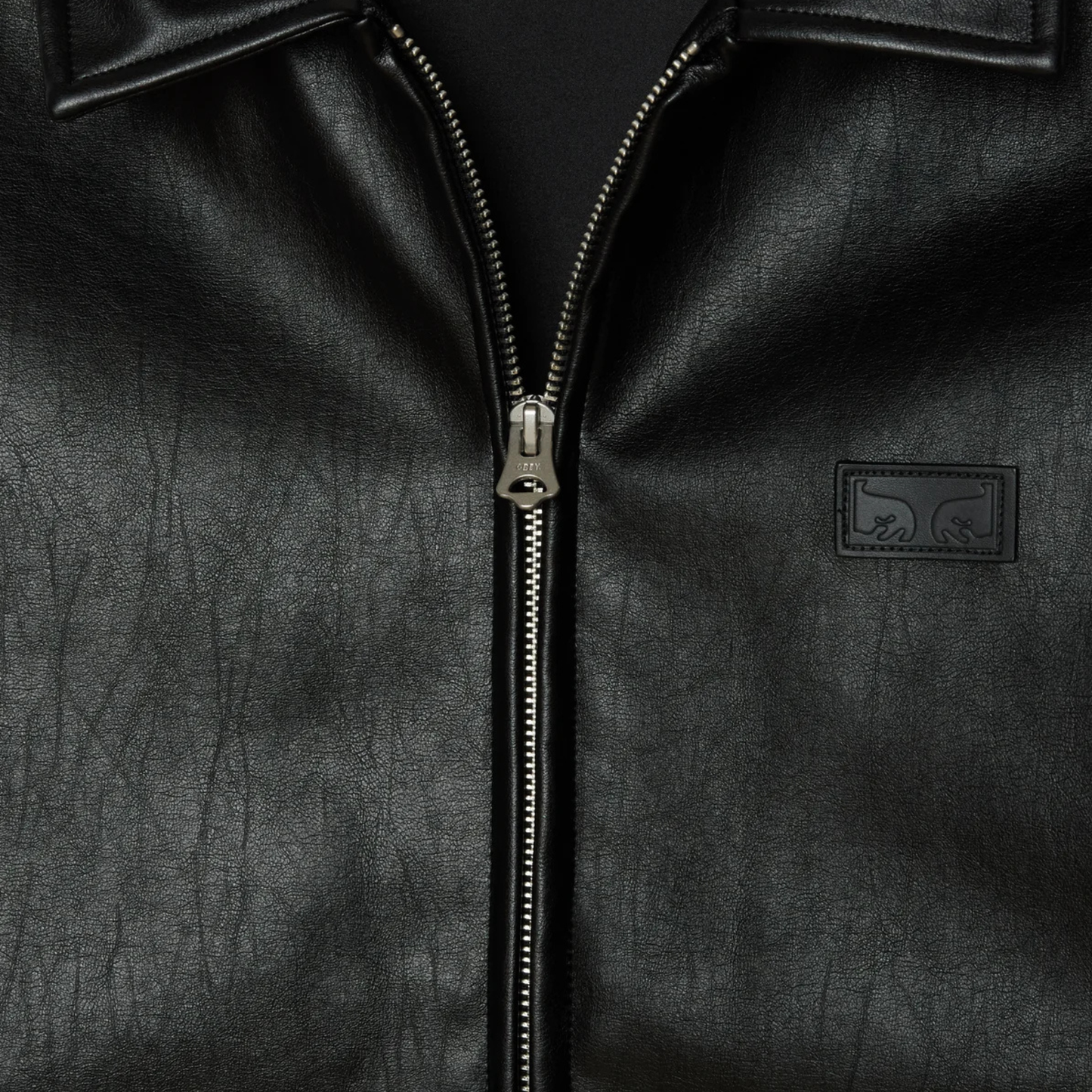 Obey Workman PU Jacket Black