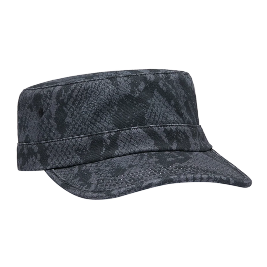Obey Pigment Obey Page Cadet Cap Pigment Snake Skin