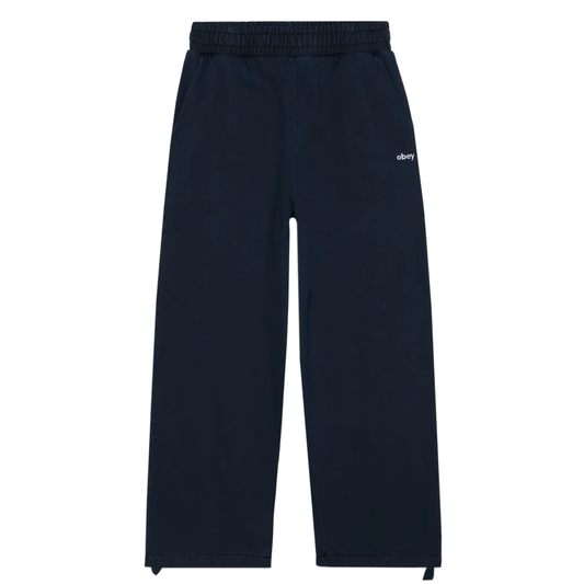 Obey Lowercase Pigment Straight Leg Sweatpant Pigment Dark Sapphire
