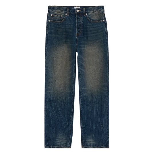 Obey Classic Baggy Denim Oil Stained Indigo