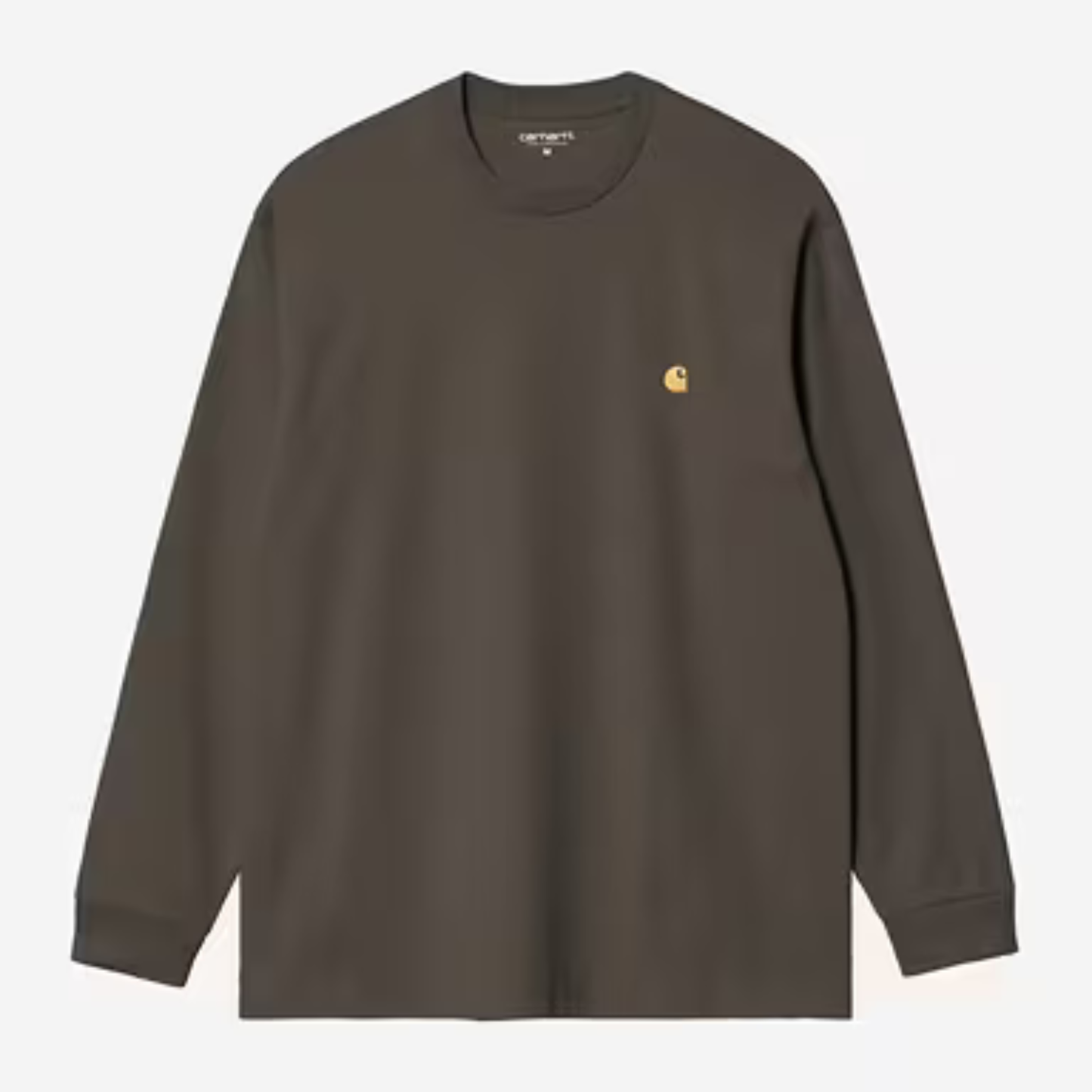 Carhartt WIP Chase Longsleeve T-Shirt Shungite/Gold