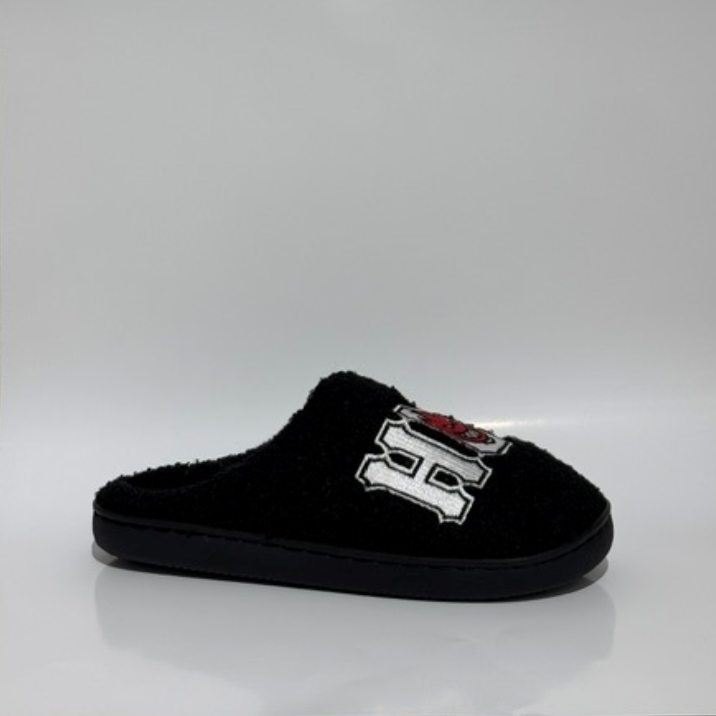 HUF x Spitfire Fuzzy Slipper Black
