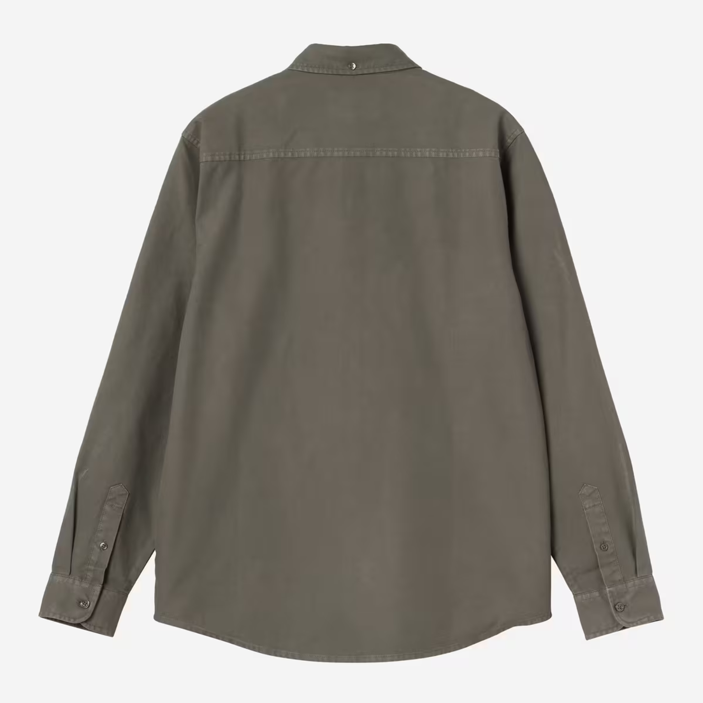 Carhartt WIP Bolton Longsleeve Shirt Shungite Garment Dyed