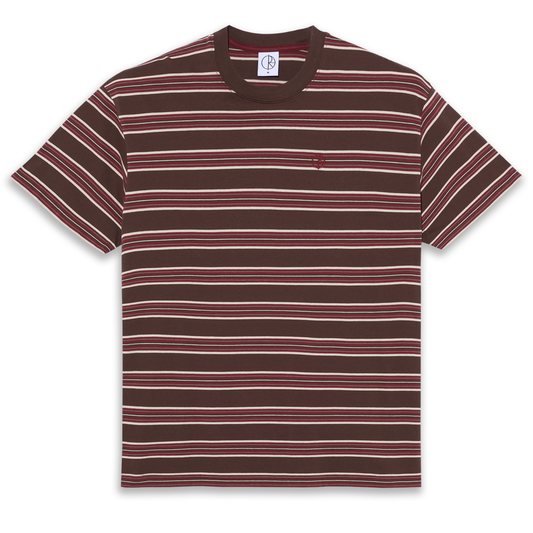 Polar Stripe T-shirt Brown/Red