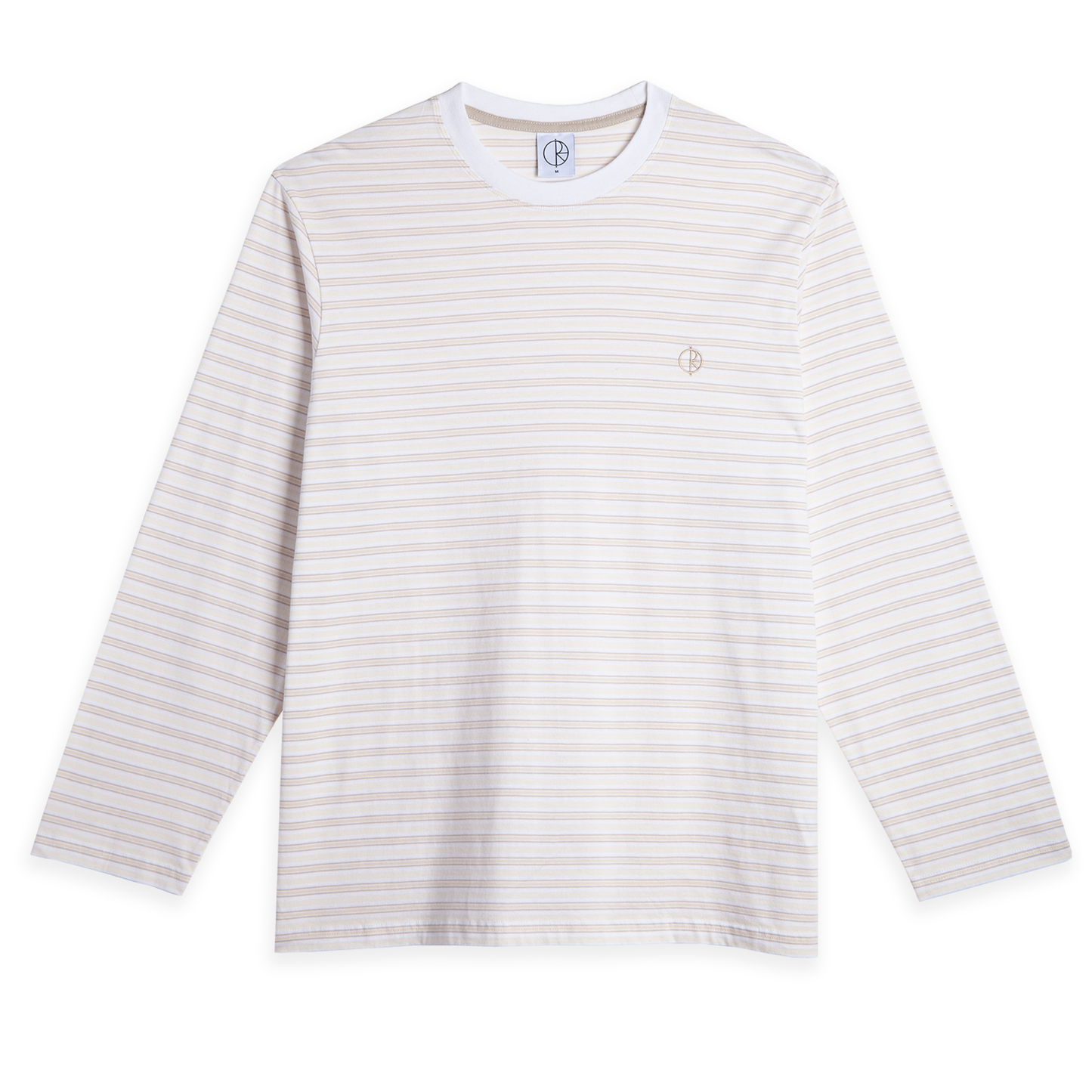 Polar Steve Stripe Longsleeve T-shirt White/Taupe