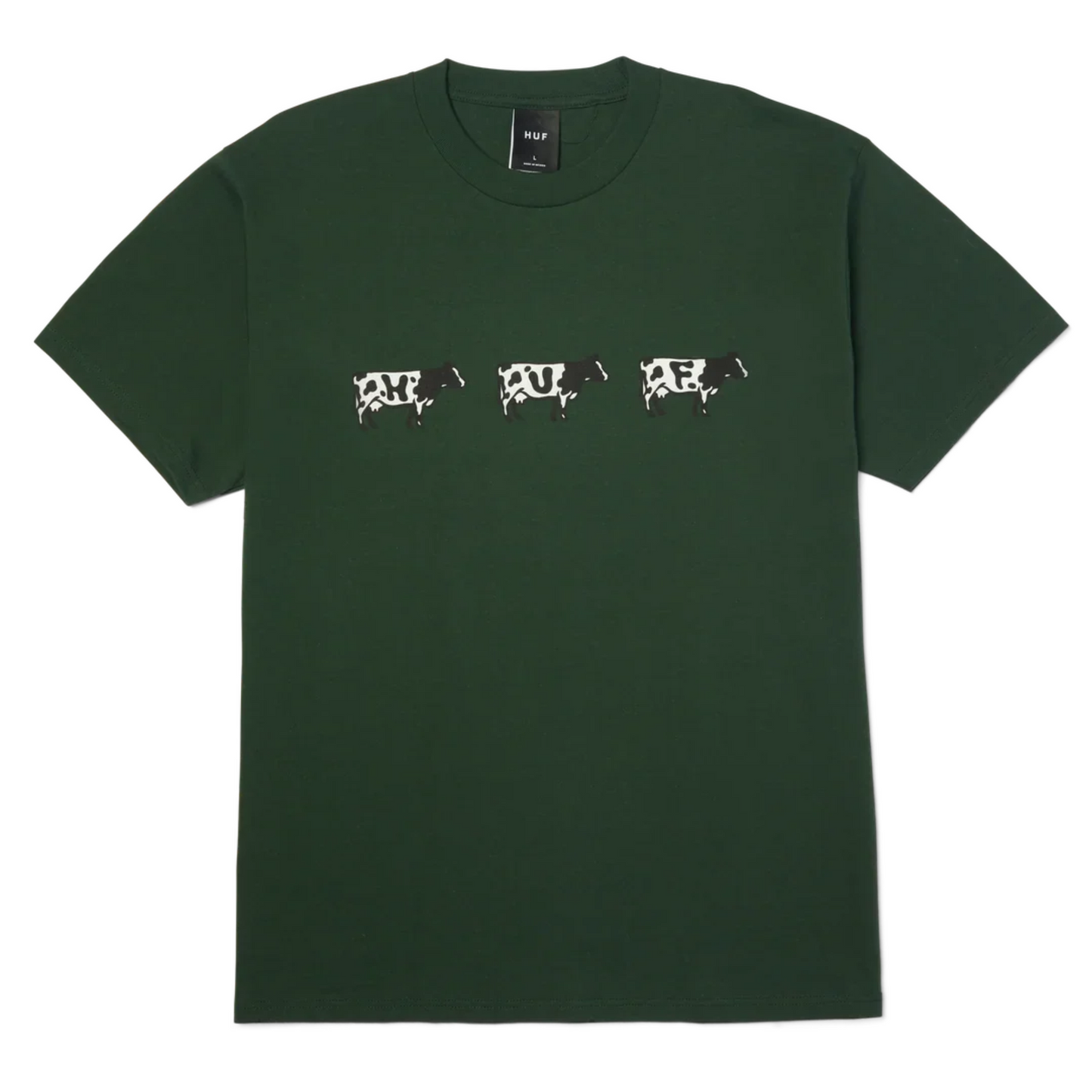 HUF Moo T-Shirt Forest Green