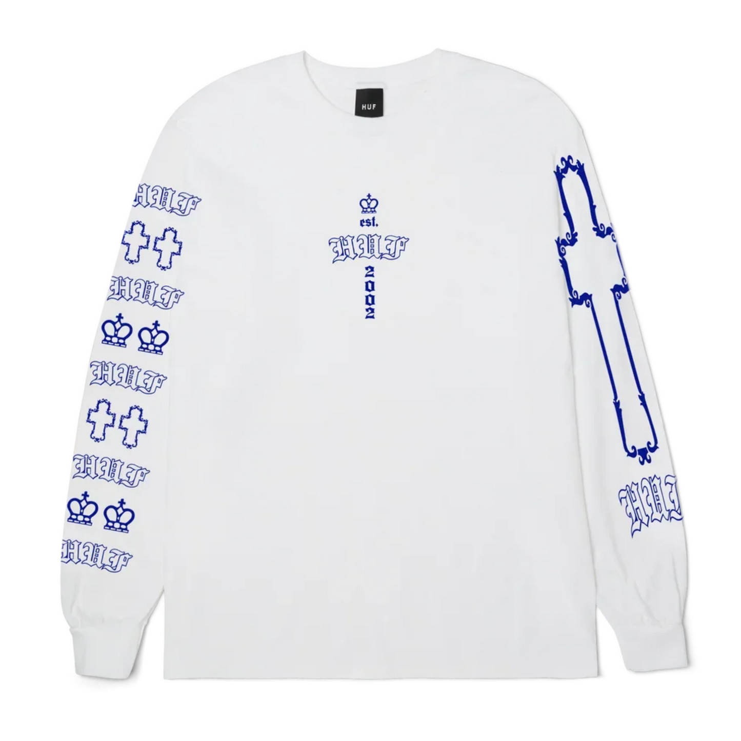 HUF Hard Luxe Longsleeve T-Shirt White