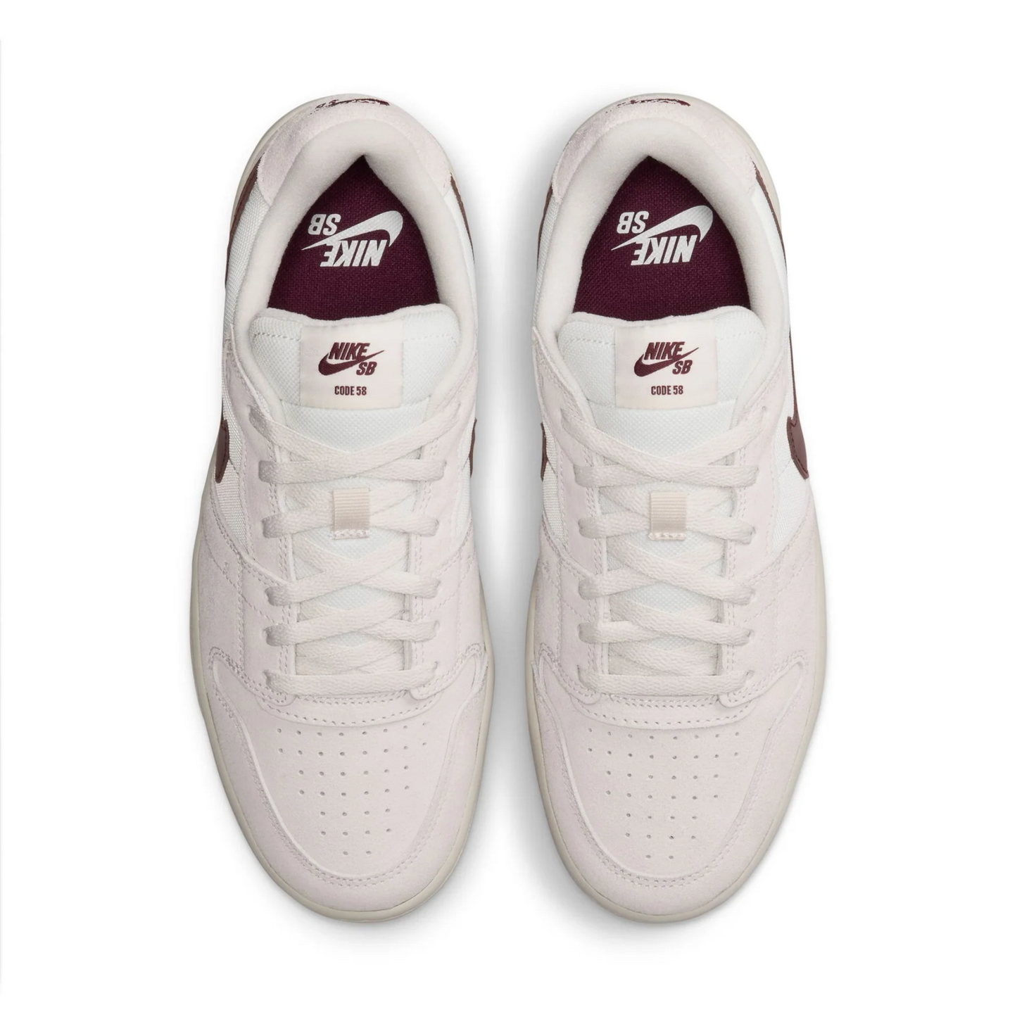 Nike SB Code 58 Summit White/Mystic Dates-Phantom-Gum Lt Brown-Lt Bone