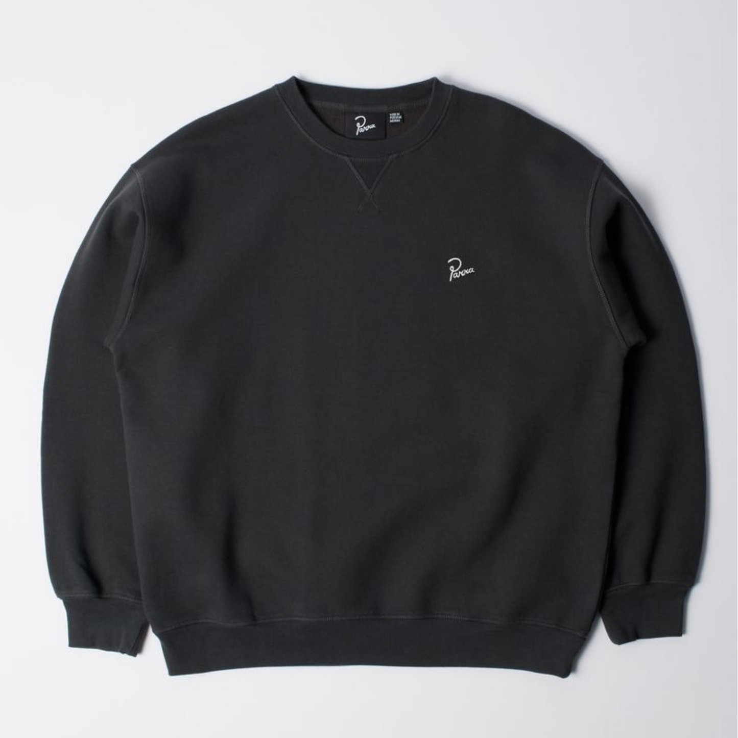 By Parra Signature Crewneck Sweater Black