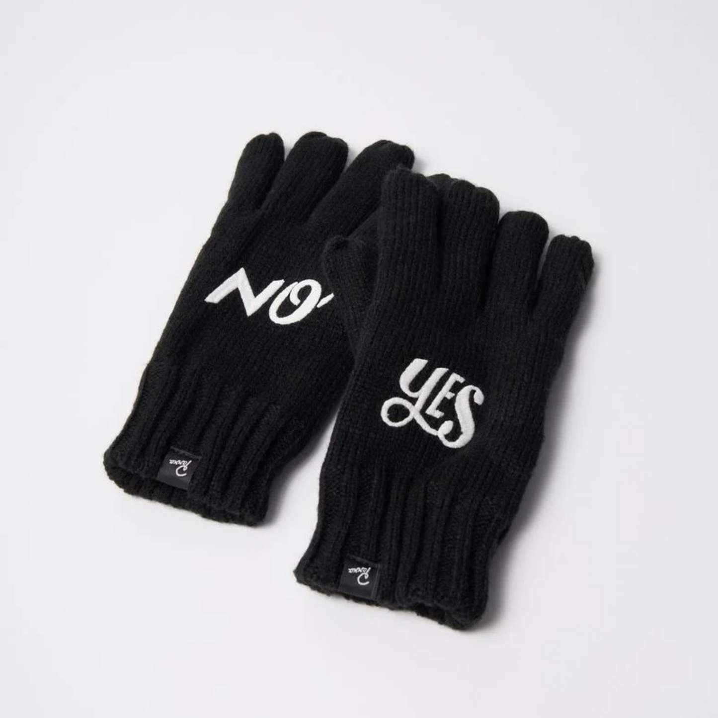 By Parra Maybe Knitted Gloves Black